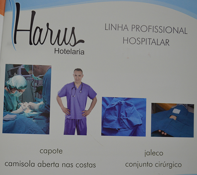 Linha profissional hospitalar da Harus