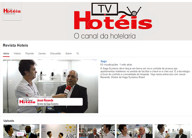 A TV Hotéis é uma ferramenta apresentada no site que agrega muito valor as marcas