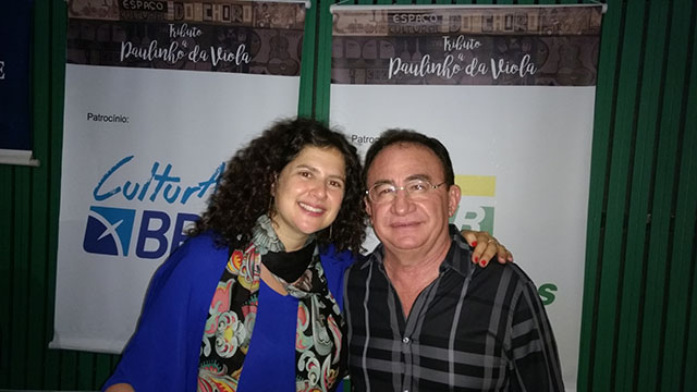 Manoel Cardoso Linhares, Vice presidente da ABIH e FBHA com a clarinetista Anat Cohen 