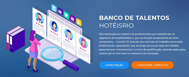 Hotéis Rio cria Banco de Talentos para reinserir profissionais no mercado