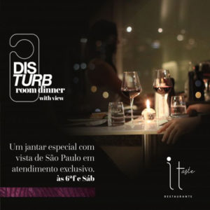 Pullman Ibirapuera oferece jantar e serviço de garçom exclusivo no quarto