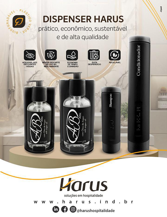 Harus investe na fabricação de dispenser para oferecer economia e praticidade